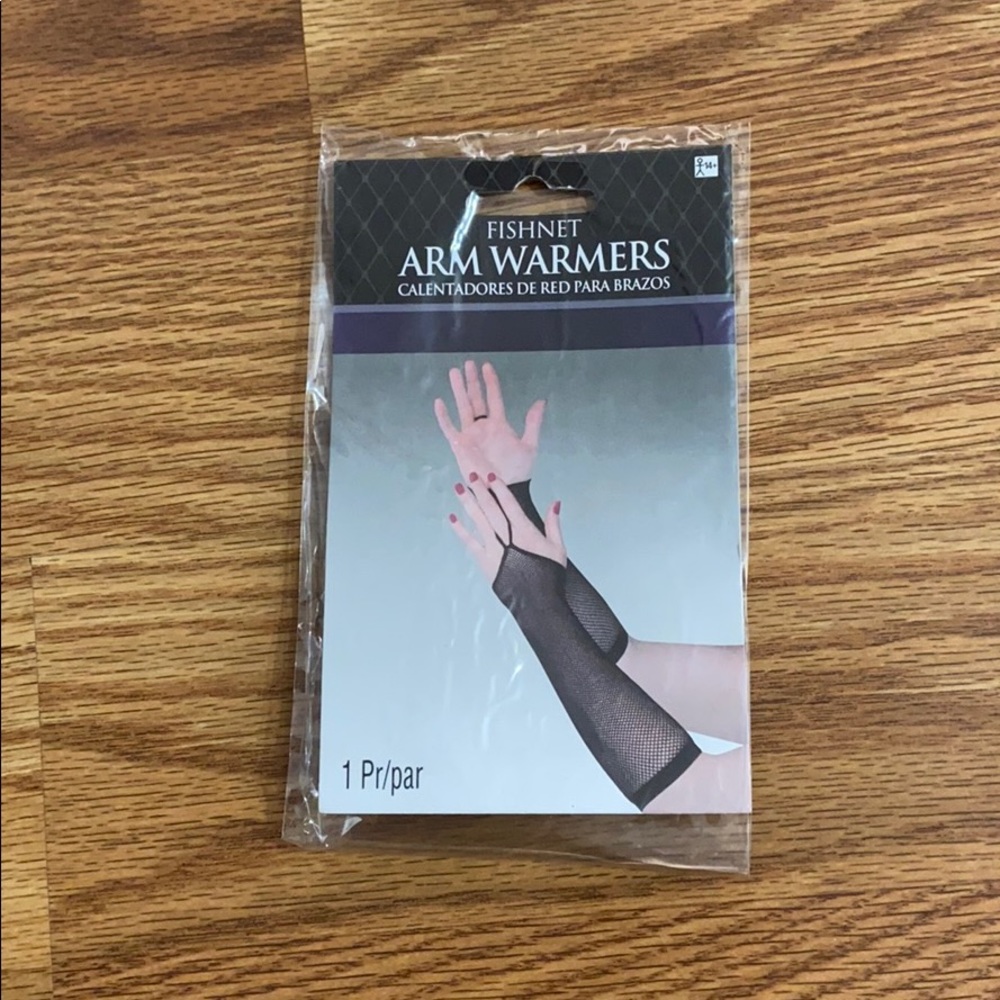 Party City Fishnet Arm Warmers 1 Pair